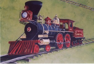 Locomotive Children’s Table and Chair set