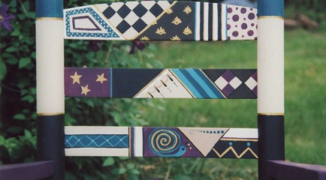 Abstract Child’s Rocker