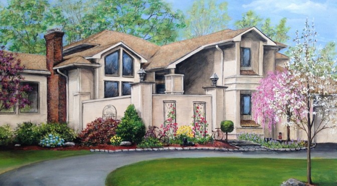 Contemporary House Portrait