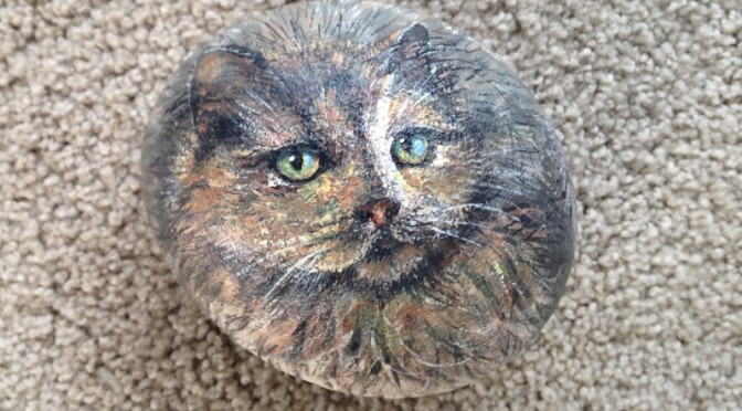 Cats Portraits on Stone
