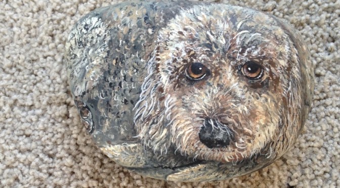 Dog Portraits on Stone