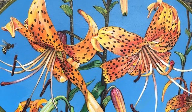 Tiger Lily Plaque Twosome