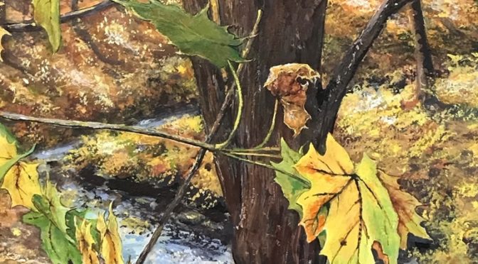 Autumn Tilt Top Table