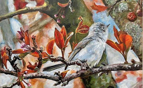 Bird in the Crab Apple Trees